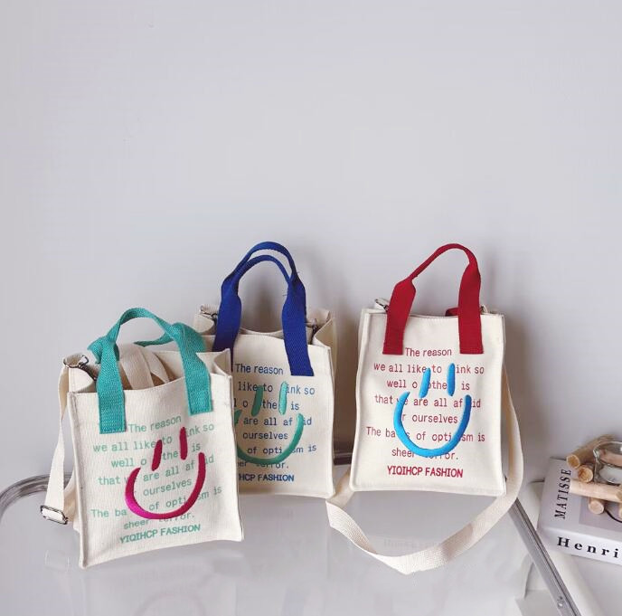 バッグ★子供用★キッズ★ショルターバッグ★ハンドバッグ★ズックバッグ★男女兼用★3色