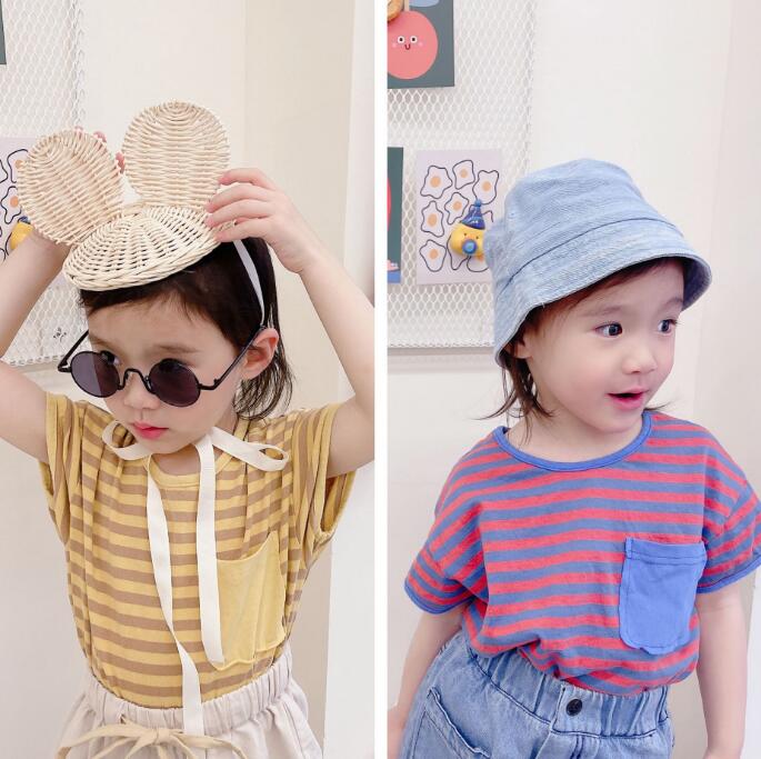 2023★春夏新作★韓国風子供服★トップス★Tシャツ★2色80-130CM