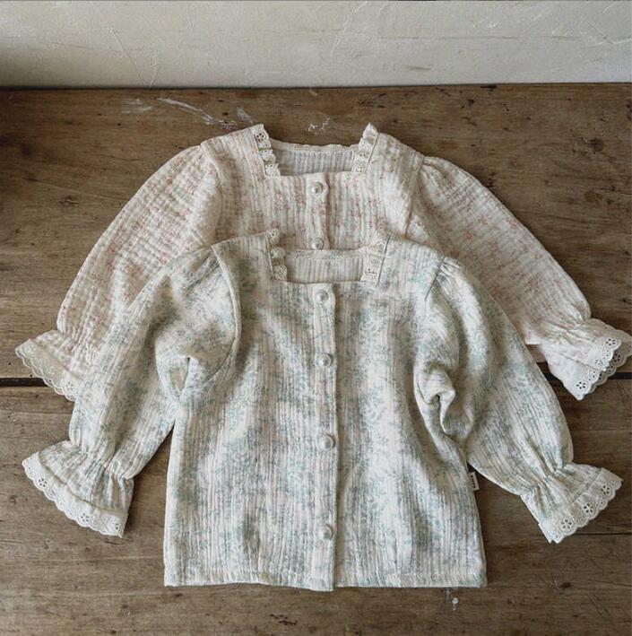 2023★春新作★韓国風子供服★トップス★シャツ★2色73-100CM