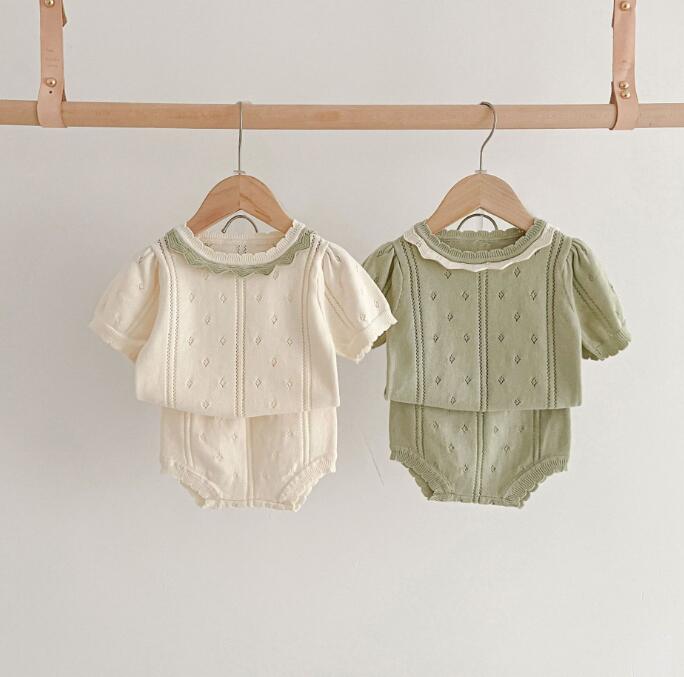 2023★春夏新作★韓国風子供服★トップス+ズボン2セット★2色66-100CM