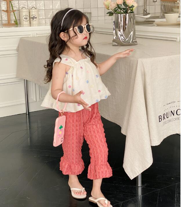 2023新品★子供服　トップス+ズボン　セットアップ★90-140cm★