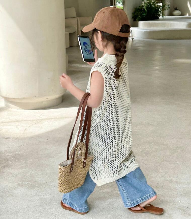 2023★春夏新作★韓国風子供服★ベスト★ワンピース★分けて販売★7-17