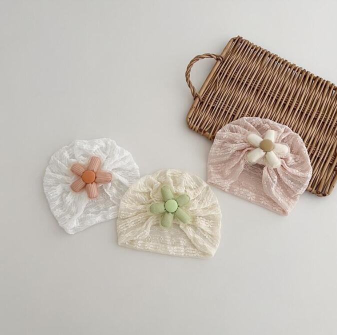 帽子★ベビー★赤ちゃん向け★ヘアアクセサリー★レース★可愛い★撮影道具★3色