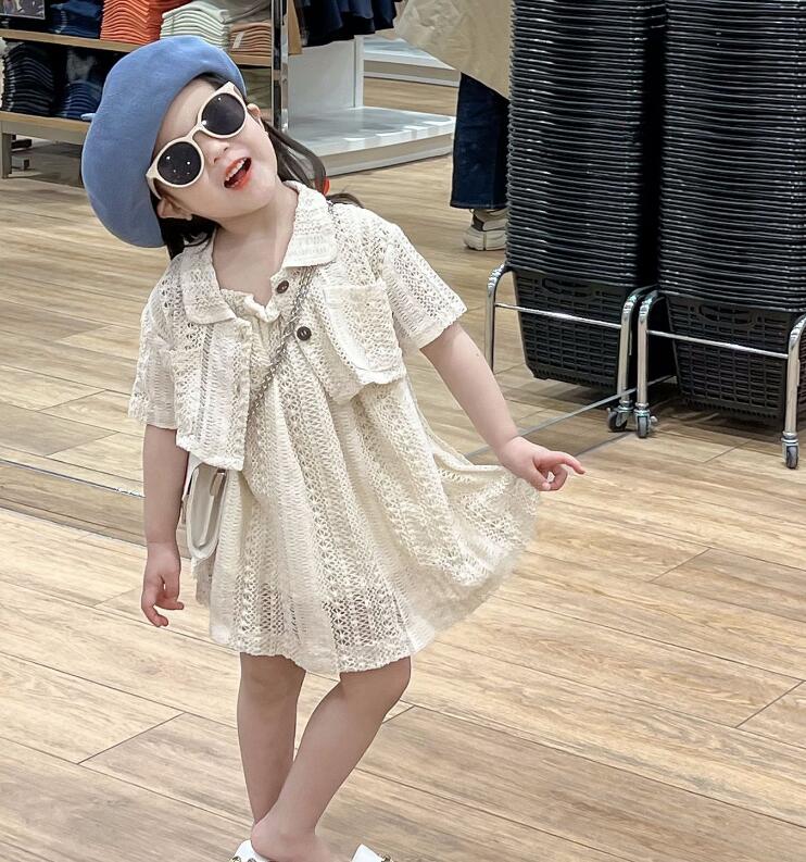 2023新品★子供服　カーディガン&吊りワンピース分けて販売★90-140cm★