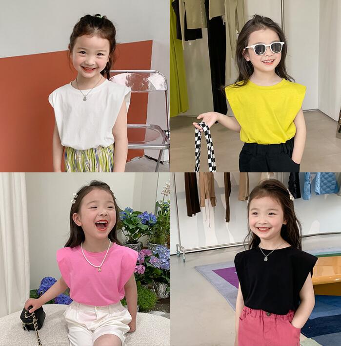 2023★春夏新作★韓国風子供服★トップス★Tシャツ★4色80-150CM