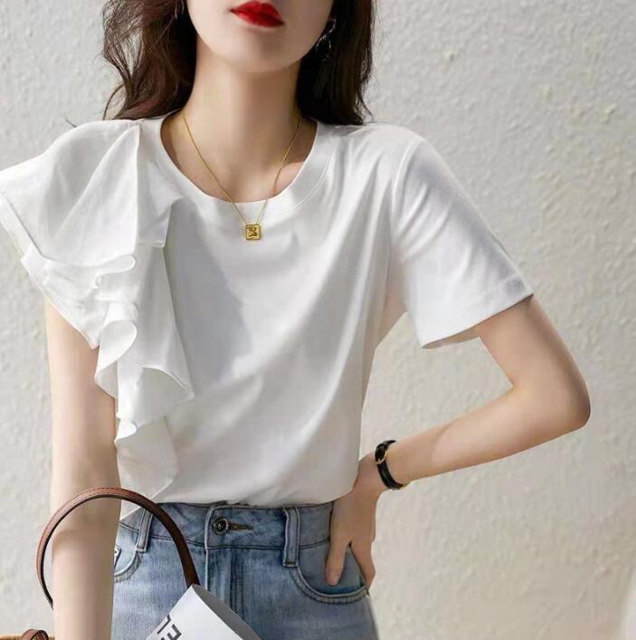 2023★春夏新作★韓国風★レディース★Tシャツ★トップス★2色
