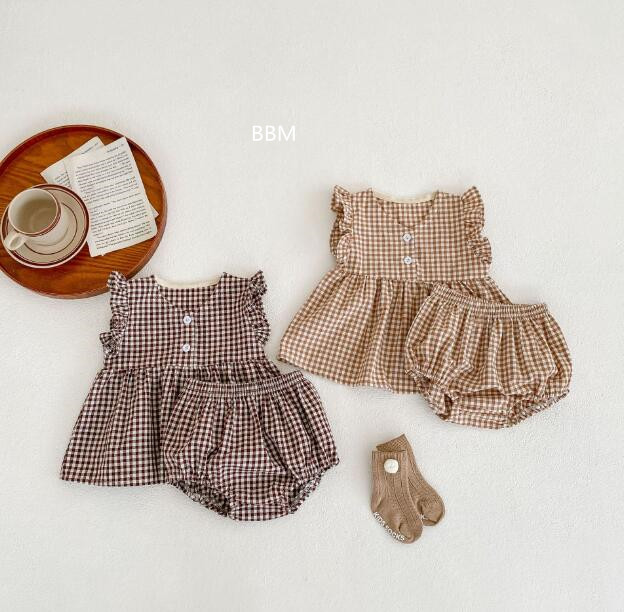 2023★春夏新作★韓国風子供服★トップス+ズボン2セット★2色66-100CM