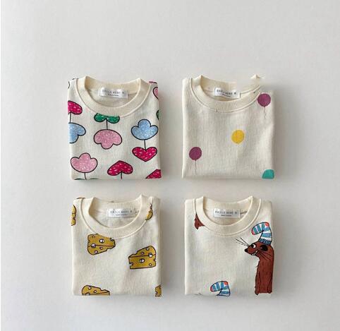 2023夏★子供服　トップス+ズボン　セットアップ★73-120cm★4色