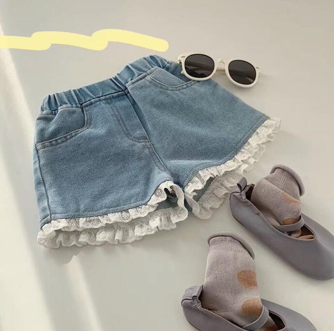 子供服★ショートパンツ★ボトムス★キッズ女の子★デニム★韓国風子供服★90-130CM