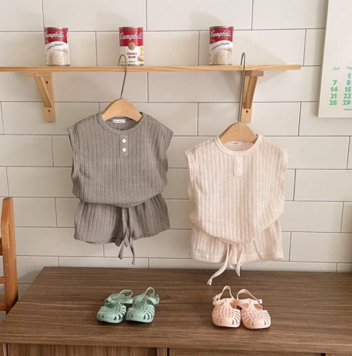 2023★春夏新作★韓国風子供服★トップス+ズボン2セット★2色80-130CM
