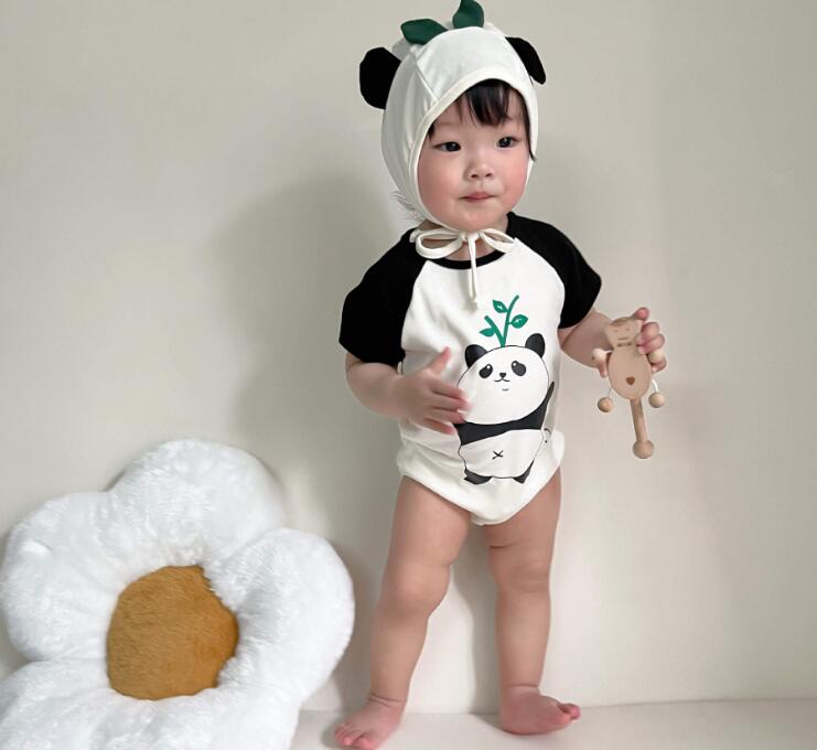 子供服★ロンパース★パンダ★連体服★韓国風子供服★ベビー★可愛い★66-90CM