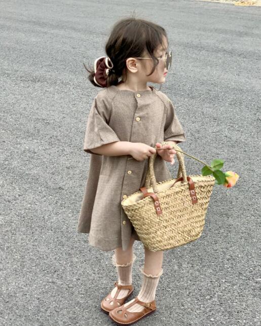 子供服★ワンピース★半袖★韓国風子供服★キッズ女の子★カジュアル★90-140CM