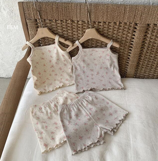 2023★春夏新作★韓国風子供服★トップス+ズボン2セット★2色73-100CM