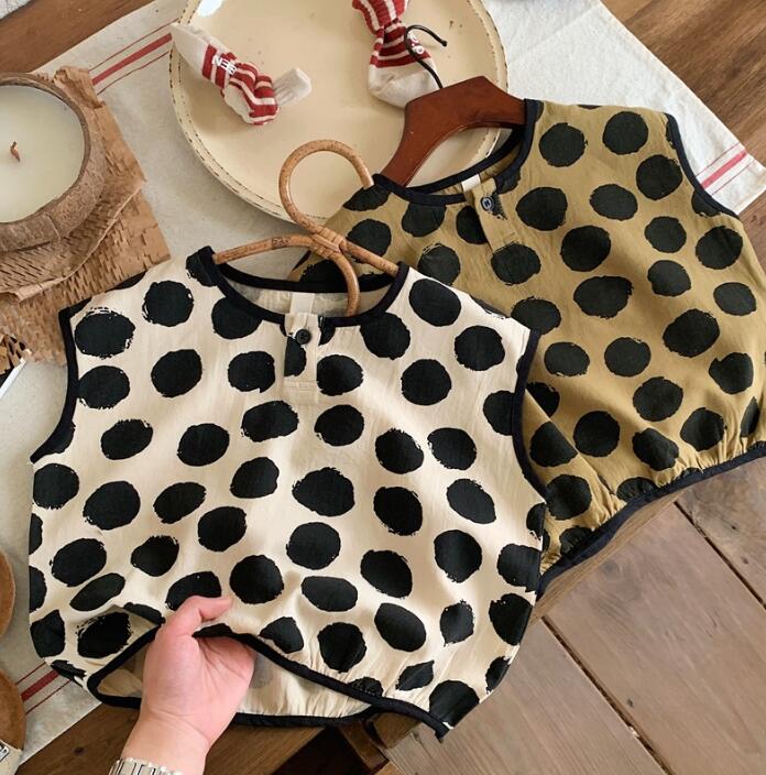 2023★春夏新作★韓国風子供服★ベスト★2色80-130CM