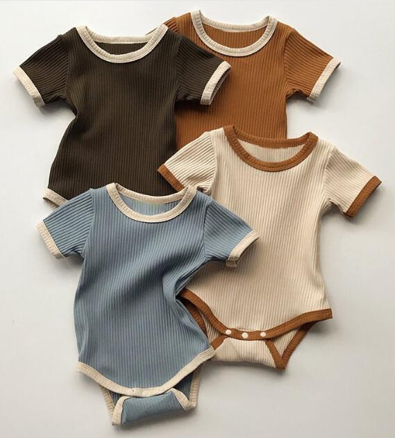 2023★春夏新作★韓国風ベビー服★ロンパース★4色66-90CM