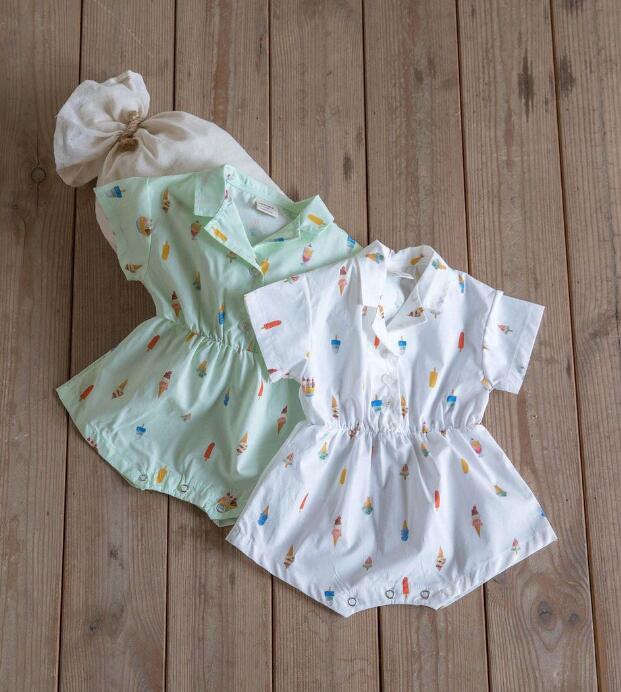 2023★春夏新作★韓国風ベビー服★ロンパース★2色66-90CM