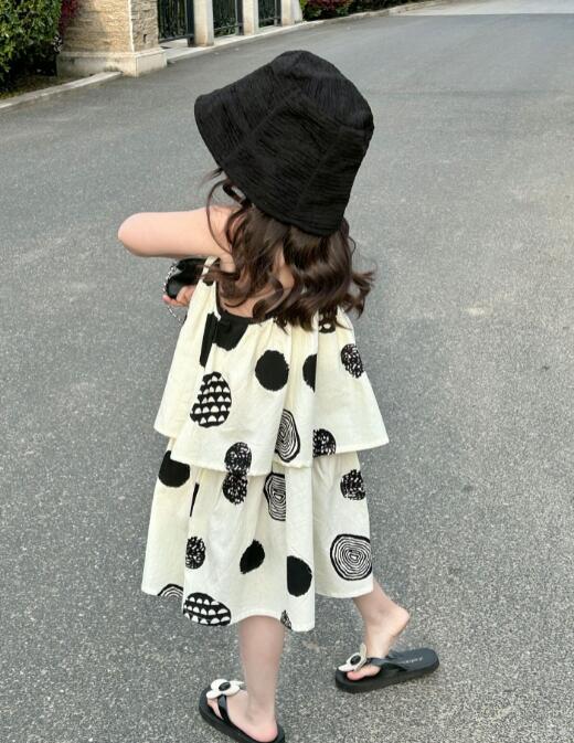 子供服★ワンピース★ノースリーブ★韓国風子供服★キッズ女の子★カジュアル★5-17#