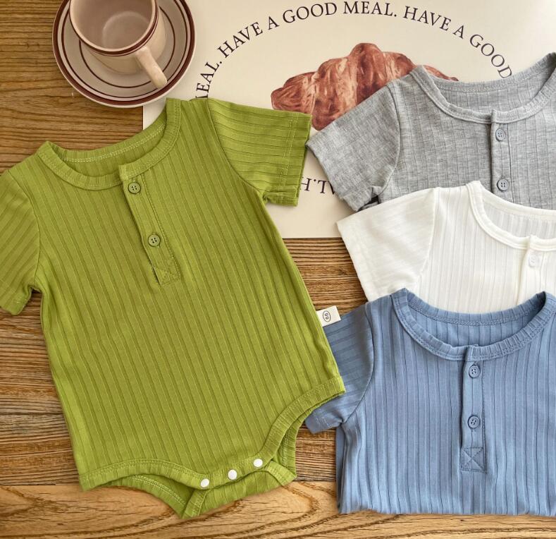 2023★春夏新作★韓国風ベビー服★ロンパース★4色66-90CM