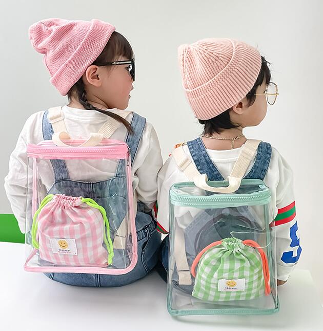 子供用★キッズ★リュック★男女兼用★リュックサック★透明感★韓国風★大容量★4色