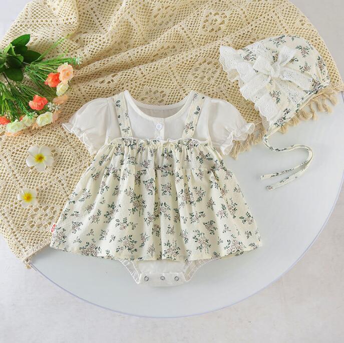 子供服★ロンパース+帽子★連体服★韓国風子供服★ベビー★可愛い★66-90CM