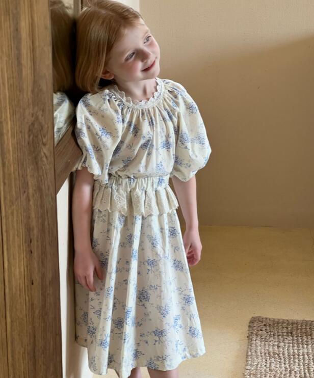 2023年★子供服　トップス+スカート　セット★80-130cm★