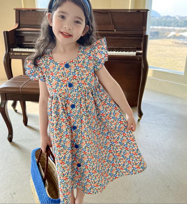 2023★春夏新作★韓国風子供服★ワンピース★7-15