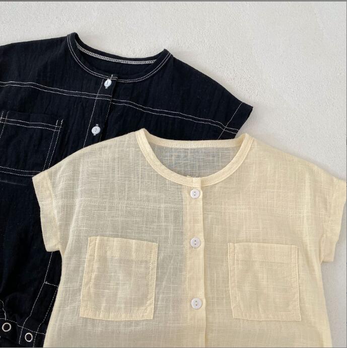 2023★春夏新作★韓国風ベビー服★ロンパース★2色66-90CM