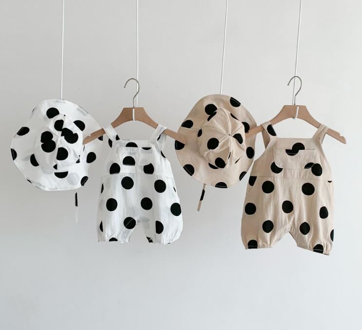 2023年新品★ベビー服　サロペット+帽子★66-100cm★2色