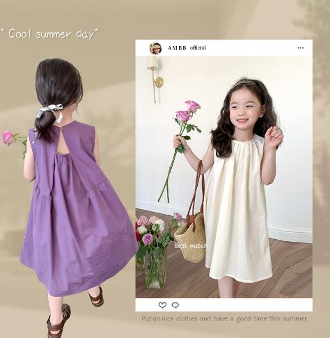 2023年★子供服　ワンピース★80-150cm★2色