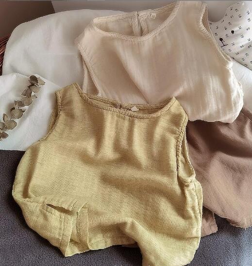 2023★春夏新作★韓国風子供服★ベスト★タンクトップ★2色80-130CM