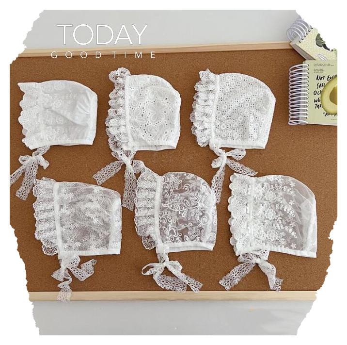 子供用★帽子★レース★ベビー★薄手★赤ちゃん★可愛い★無地★6色