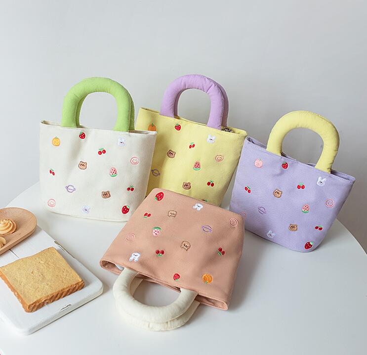 新登場★レディースバッグ　収納袋　ハンドバッグ★4色