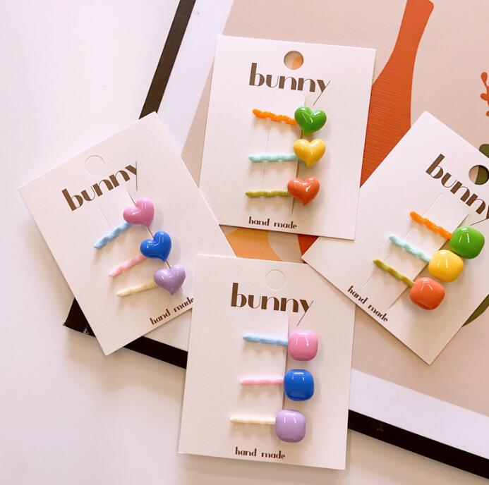 子供用★ヘアピン★髪飾り★まとめ髪用★ヘアアクセサリー★可愛い★3枚入り★多色