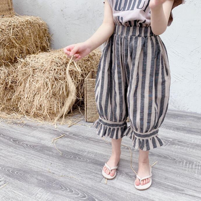 子供服★ズボン★ボトムス★韓国風子供服★キッズ女の子★七分丈★カジュアル★80-130CM