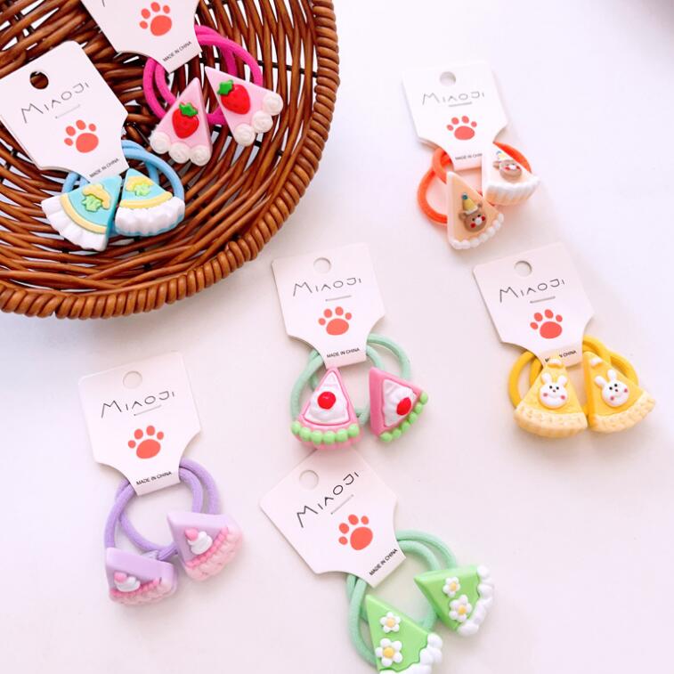 子供用★ヘアゴム★髪飾り★まとめ髪用★ヘアアクセサリー★2枚入り★可愛い★多色