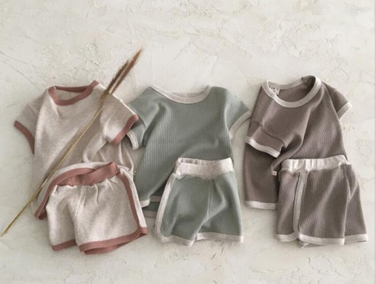 2023★春夏新作★韓国風ベビー服★トップス+ズボン2セット★3色73-120CM