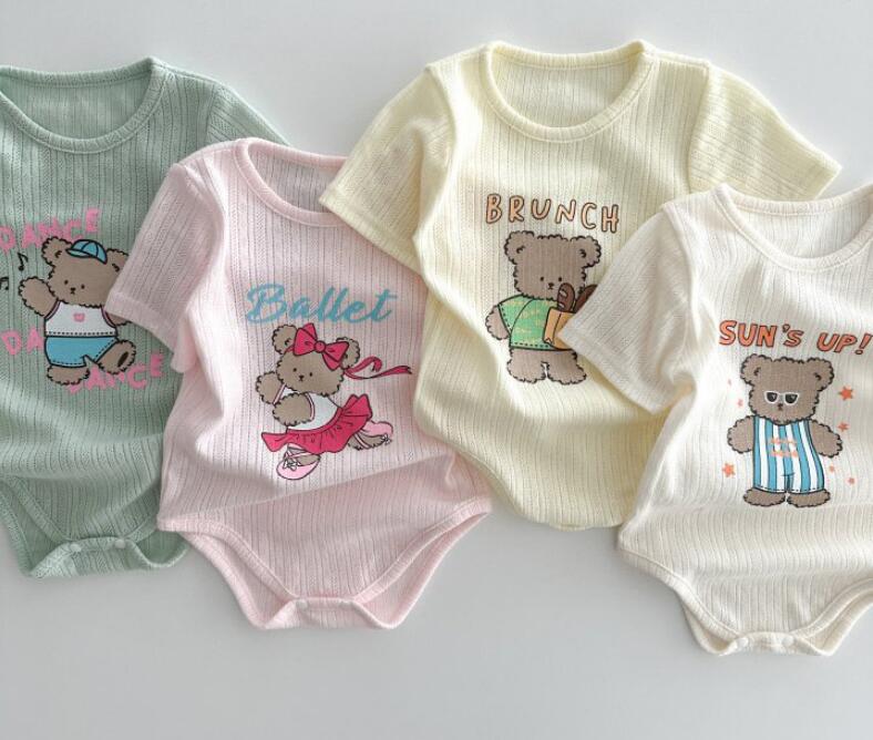 2023年新品★ベビー服　ロンパース★66-100cm★4色