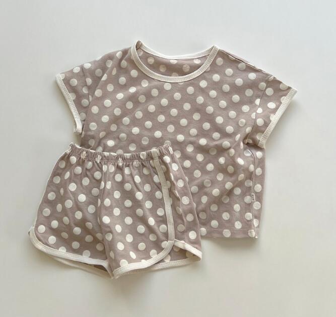 2023夏新品★子供服　トップス+ズボン　セット★80-130cm★2色