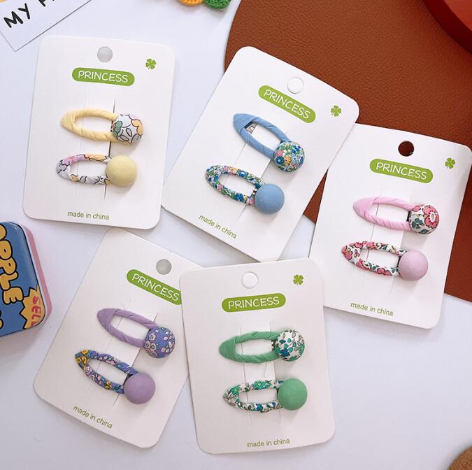 髪飾り★まとめ髪用★ヘアアクセサリー★子供用★キッズ女の子★ヘアピン★2枚入り★多色