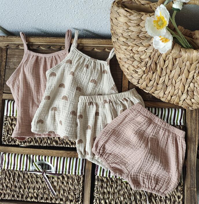 2023★春夏新作★韓国風子供服★トップス+ズボン2セット★2色66-110CM