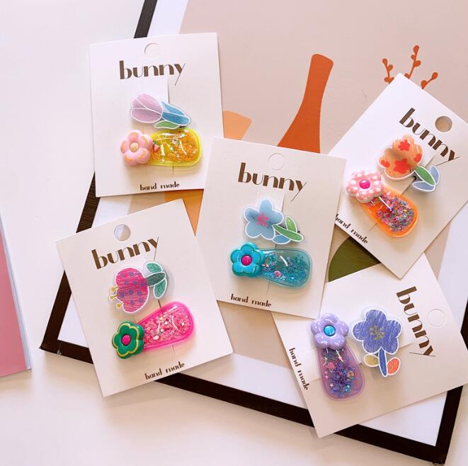 髪飾り★まとめ髪用★ヘアアクセサリー★子供用★キッズ女の子★ヘアピン★2枚入り★多色