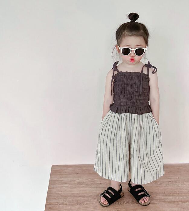 2023★春夏新作★韓国風子供服★トップス+ズボン2セット★5-13