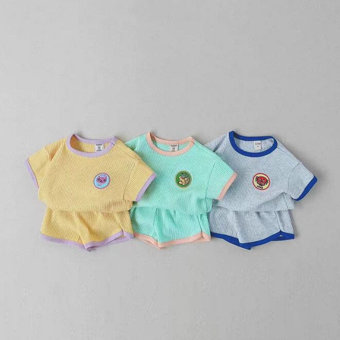 子供服★トップス+パンツ★セットアップ★韓国風子供服★ベビー★男女兼用★3色★73-100CM