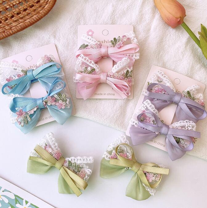 髪飾り★まとめ髪用★ヘアアクセサリー★子供用★キッズ女の子★ヘアピン★2枚入り★多色