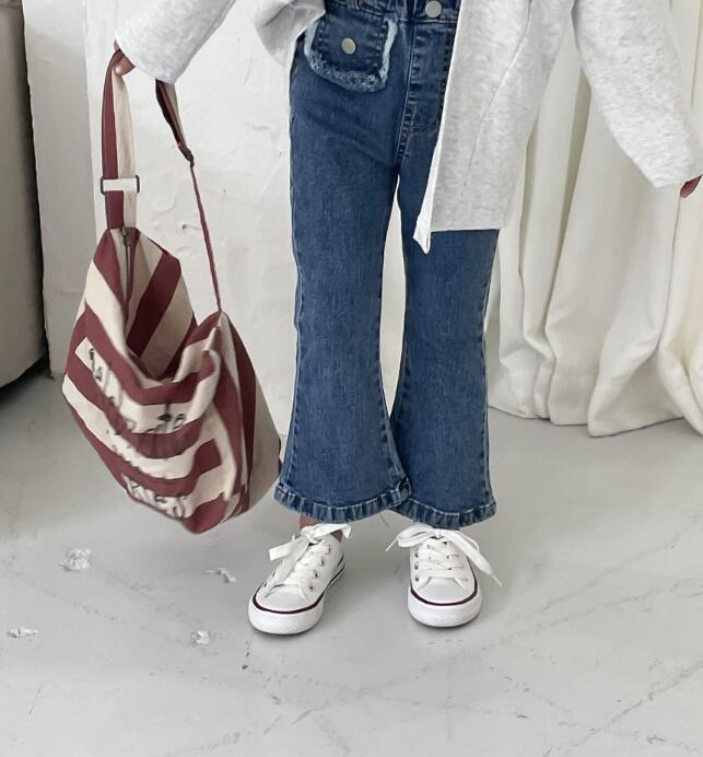 2023★春秋新作★韓国風子供服★ジーンズ★90-140CM