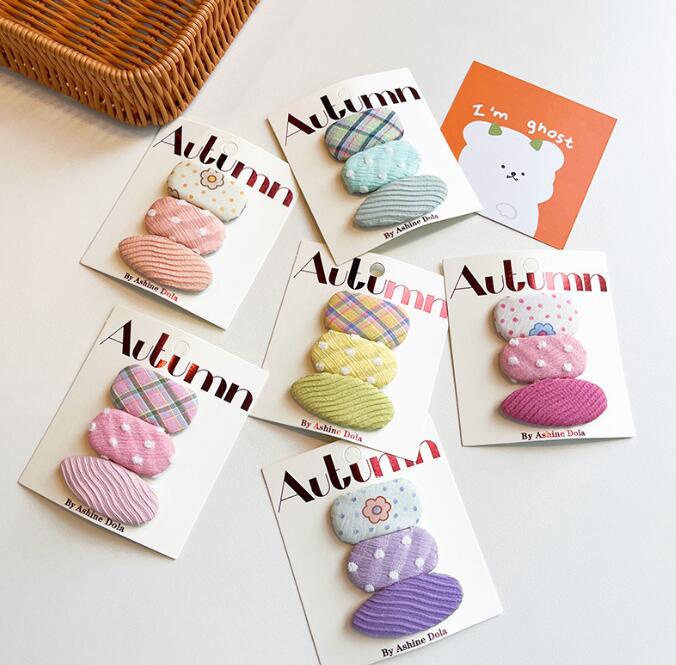 髪飾り★まとめ髪用★ヘアアクセサリー★子供用★キッズ★ヘアピン★3枚入り★多色