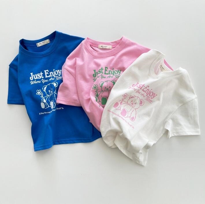 2023★春夏新作★韓国風子供服★Tシャツ★3色90-140CM