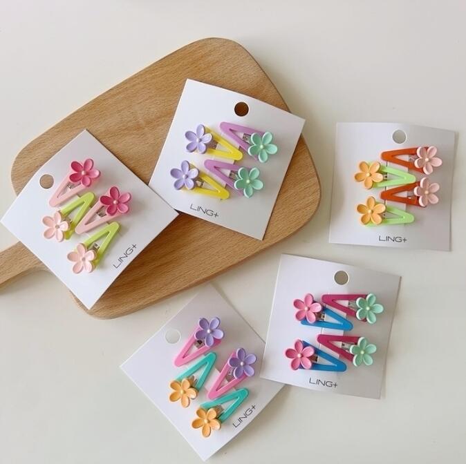 髪飾り★まとめ髪用★ヘアアクセサリー★子供用★キッズ★ヘアピン★4枚入り★多色