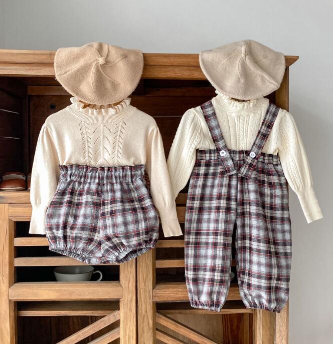 2023★春秋新作★韓国風子供服★ロンパース★サロペット★トップス★66-100CM