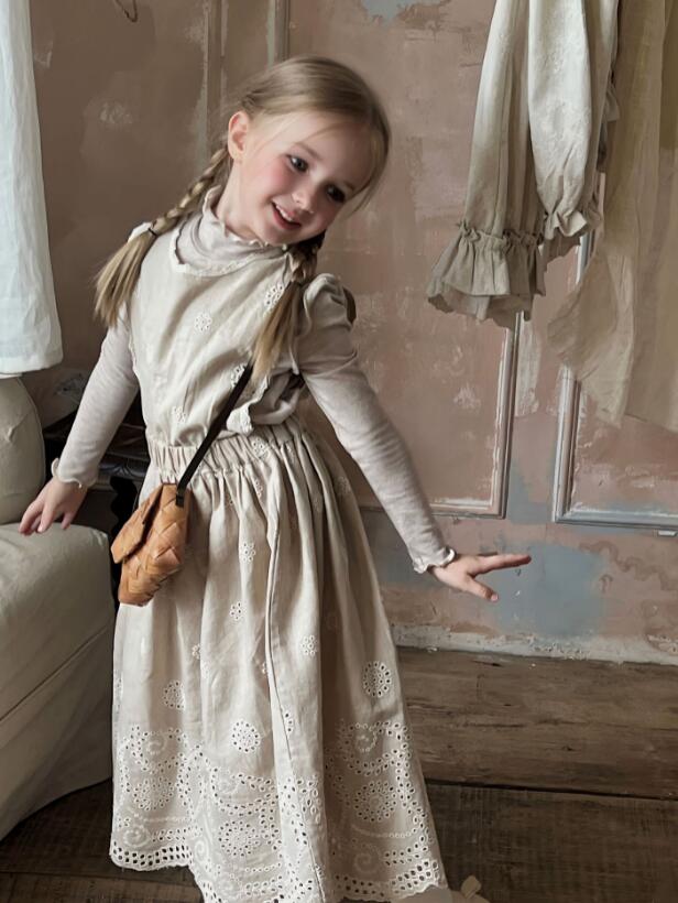 2023秋新作Z★子供服　ワンピース★90-130cm★